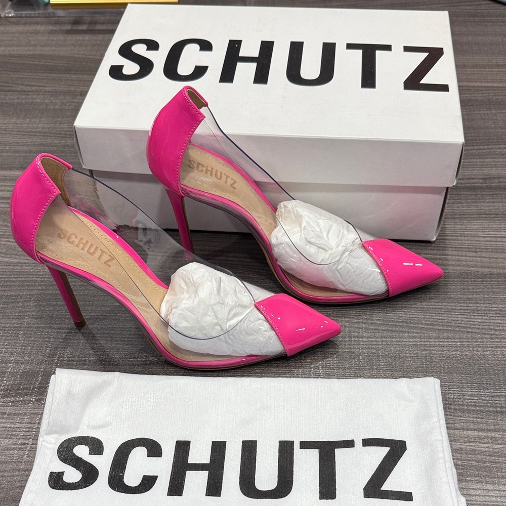 SCHUTZ Women's Vibrant Pink Heels